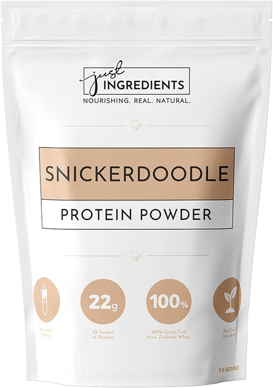Just Ingredients Protein Powder 100% Grass 15 Serving 22g protein