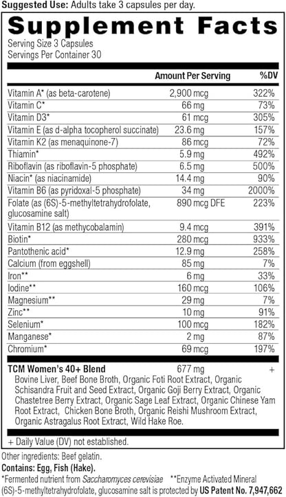Ancient Nutrition Multivitamin for Women 40+, 90 Ct
