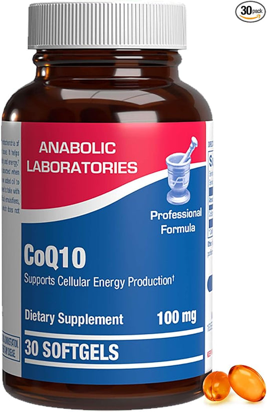 CoQ10 100mg Softgels 30 Supplements CoQ10 for
