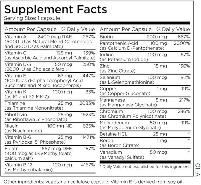 Metabolic Maintenance The Big One Plus 2000 IU (100 Capsules)