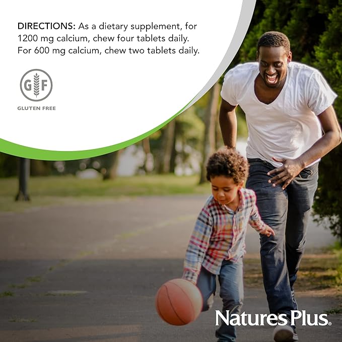 NaturesPlus Cal/Mag/VIT D3 with Vitamin K2-60 D3 & K2 Bone 30 Servings