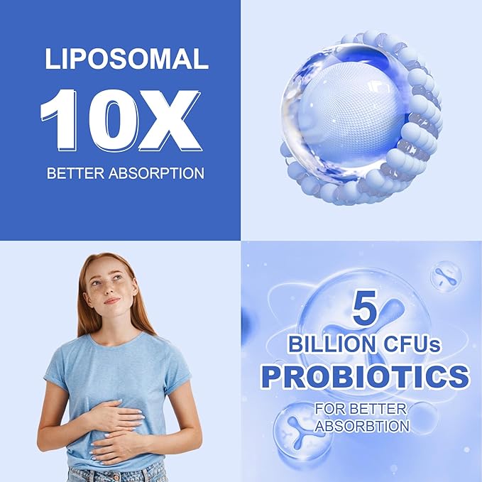 Liposomal Calcium AKG Supplement 1500mg D3 K2 K2 for 5 Billion 120 Softgels