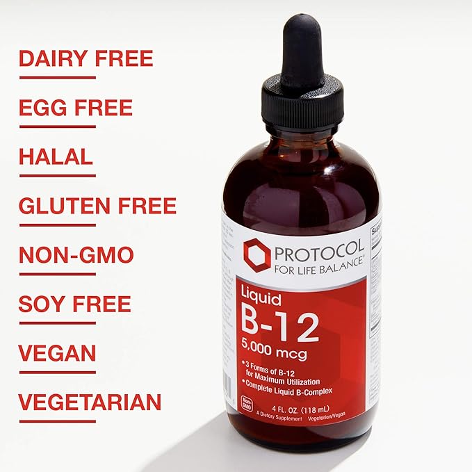 Protocol Liquid B-12 5,000mcg 4 fl