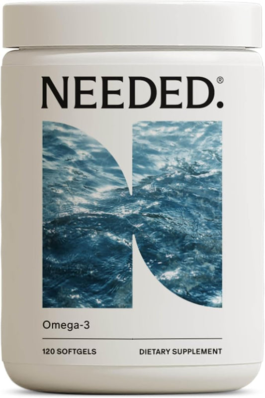 Needed. Prenatal Omega-3 1000mg DHA, 1000mg EPA, 4 Softgel 30-Day Supply