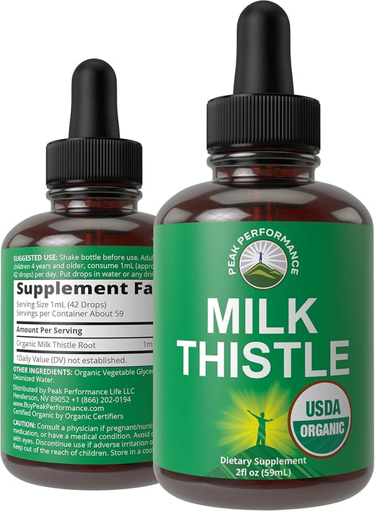 USDA Organic Milk Thistle Extract Vegan