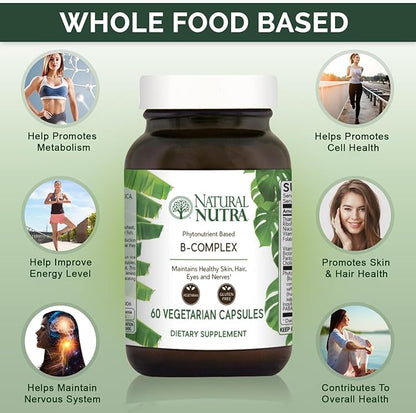 Natural Nutra Vitamin B Complex 60 Vegetarian