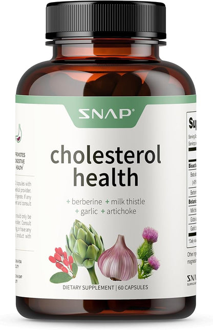 Snap Supplements Cholesterol Health 60 Capsules