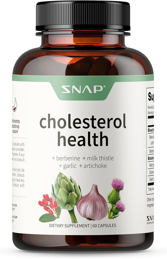 Snap Supplements Cholesterol Health 60 Capsules