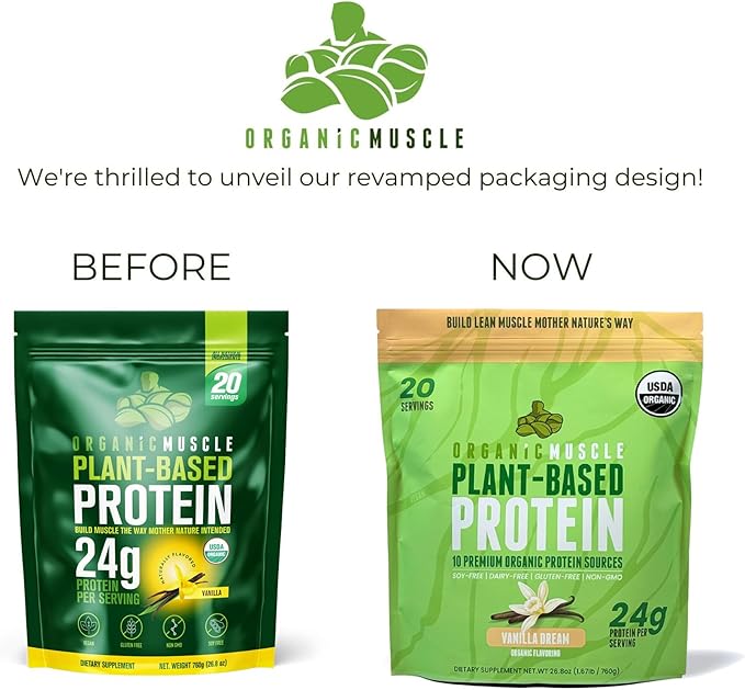 Organic Muscle Organic Vegan Protein Powder