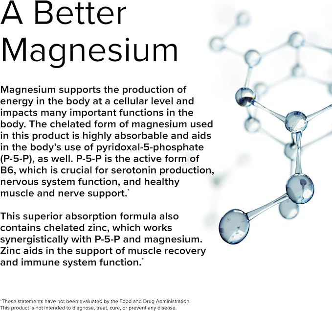 Terry Naturally BioActive Magnesium Complex 60 Capsules B6 & 60 Servings