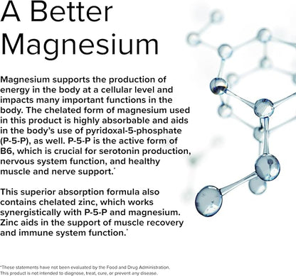 Terry Naturally BioActive Magnesium Complex 60 Capsules B6 & 60 Servings