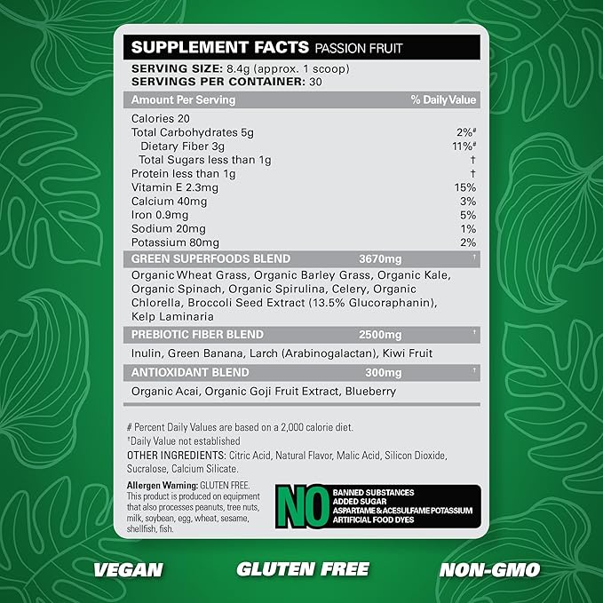 EHP Labs OxyGreens Super Greens Powder 30 Serves