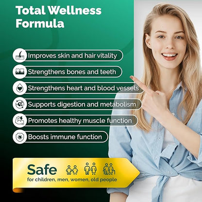 Premium Blend of 52 Trace Minerals Complex with Essential Minerals in Chelated Form – All Natural and 100% Organic - 120 Capsules - Full Spectrum Ionic Mineral Blend - Safe for Women and Men