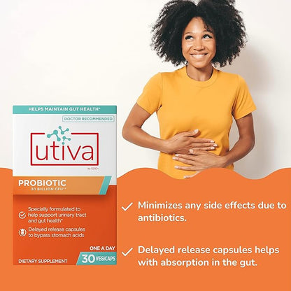 Szio+ Utiva Probiotic – Urinary Tract 12 Billion 30 Delayed