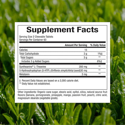 Natural Factors, Stress-Relax Tranquil Sleep Chewable, 120 Count 1)