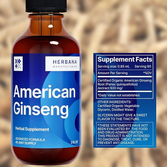 Yin American Ginseng Root 2 fl 45-Day Supply