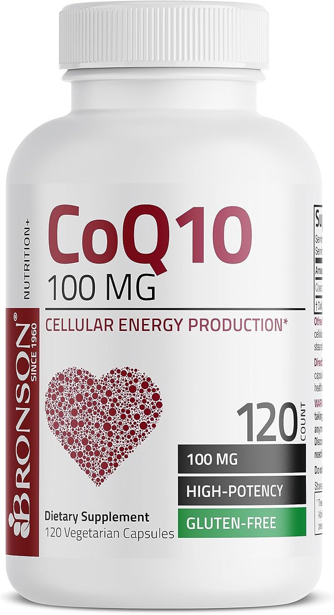 Bronson CoQ10 100 MG High Potency 120 Vegetarian