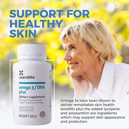 Xtendlife, Omega 3 DHA Plus, Full 700mg of 60 Soft