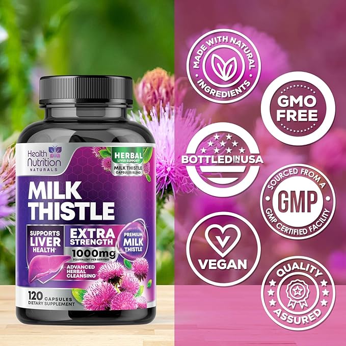 Milk Thistle 1000mg 120 Capsules