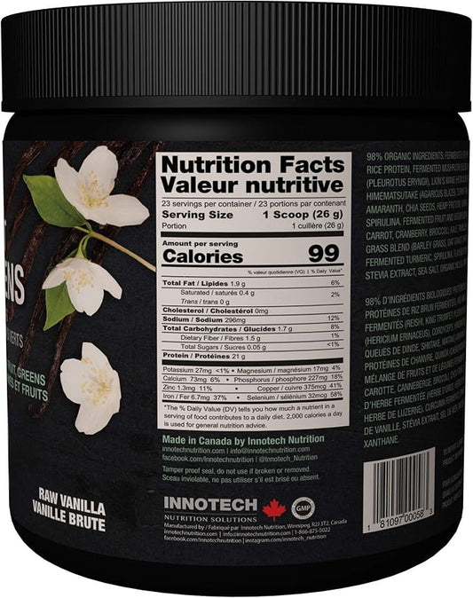 Innotech Nutrition Solutions Fermented Plant Protein 600 g