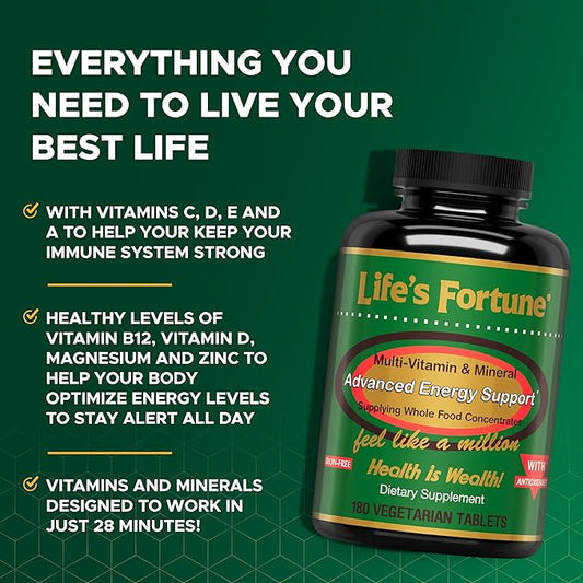Life's Fortune Multivitamin & Mineral 180