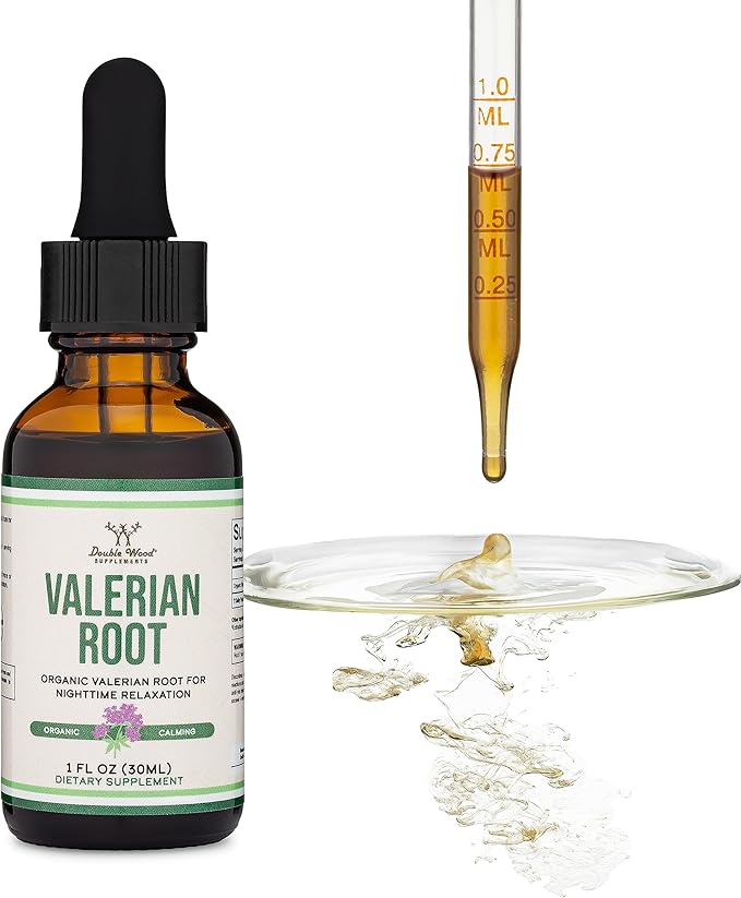 Valerian Root Drops for Sleep 168mg - 1 FL 30 Servings