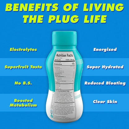 The Plug Liver Cleanse Detox & Repair Drink Electrolytes Organic Herbal Liquid Detoxify Body Plants Supplement Support Weight Loss Natural Health Hydrate Sports Energy Immunity Shots Minerals Vitamins