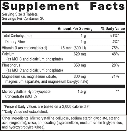 Metagenics Bone Builder with Magnesium 90 Tablets