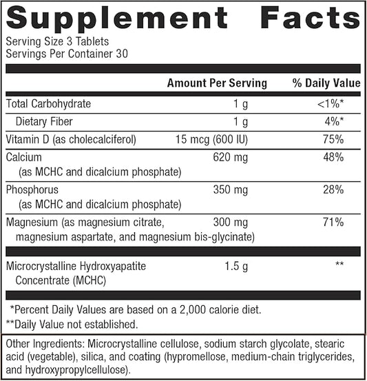 Metagenics Bone Builder with Magnesium 90 Tablets