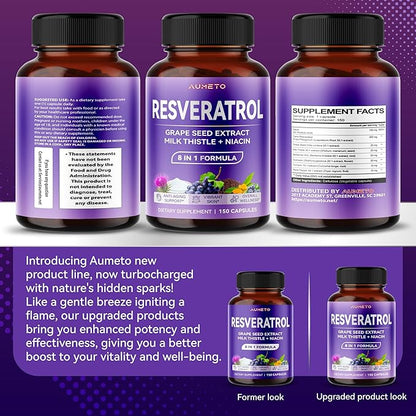 Ultra Resveratrol 8 in 1 Formula (150 count 1))