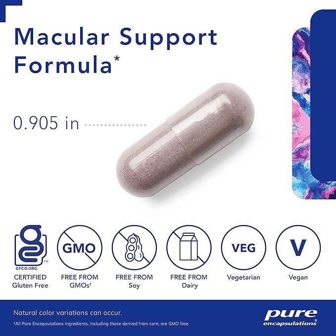 Pure Encapsulations Macular Support Formula 60 Capsules
