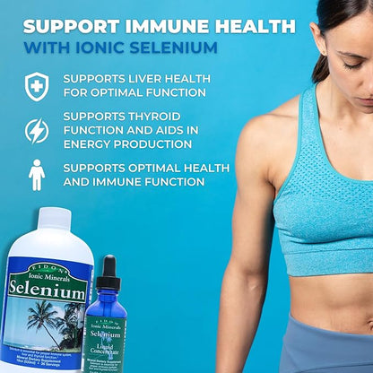 Eidon Ionic Minerals Liquid Selenium, Selenium 2 oz