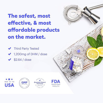 Cheers Restore | Supplement with DHM + L-Cysteine | Feel Better After Drinking & Support Your Liver | 36 Doses | Dihydromyricetin, Cysteine, Milk Thistle, Prickly Pear, B-Vitamins, Ginger