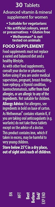 Vitabiotics Wellwoman Sport and Fitness - 30 Tablets