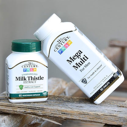 21st Century Vitamins Thistle Extract Veg 60 Count (21338)