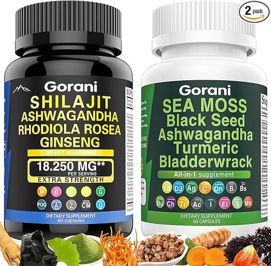 Sea Moss and Shilajit Bundle (2 Pack)