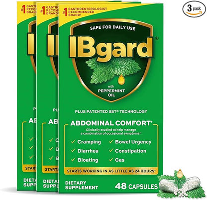 IBgard Gut Health Supplement, Peppermint Oil 144 Capsules