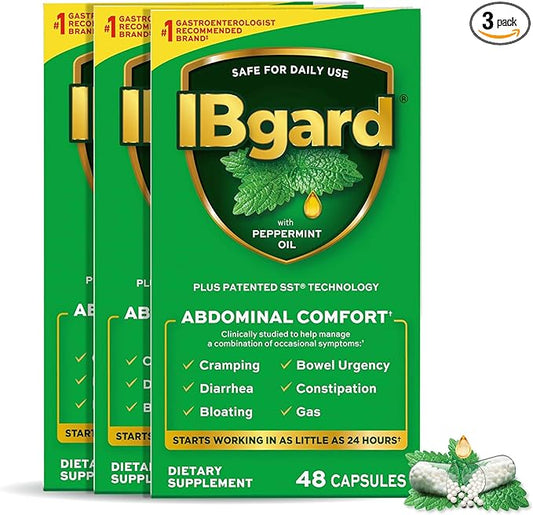 IBgard Gut Health Supplement, Peppermint Oil 144 Capsules
