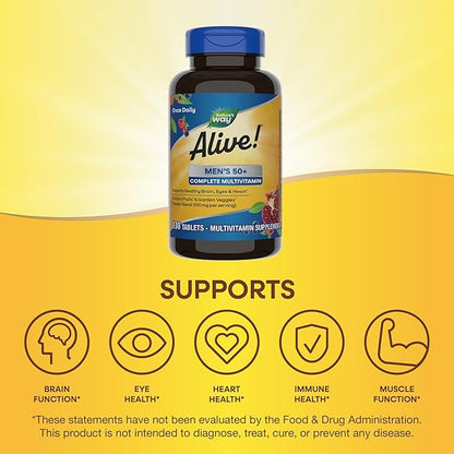 Nature’s Way Alive! Men’s 50+ Complete 130 Tablets