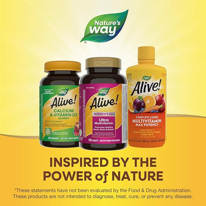 Nature’s Way Alive! Women’s 50+ Ultra B12, Gluten-Free, 150 Tablets