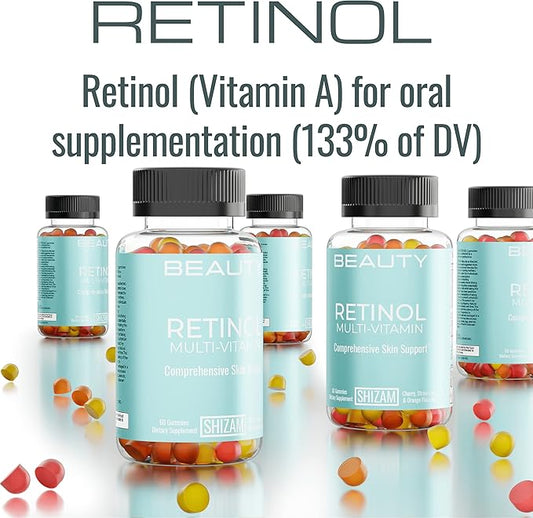 Retinol Vitamin A Gummies, Gummy Vitamins