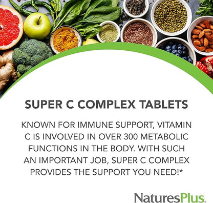 Sustained Release Super C Complex, 60 Tablets, NaturesPlus