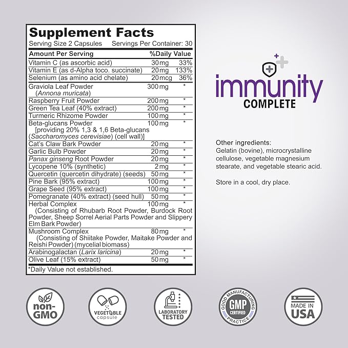 Immunity Complete - 20-in-1 Immune System 60ct