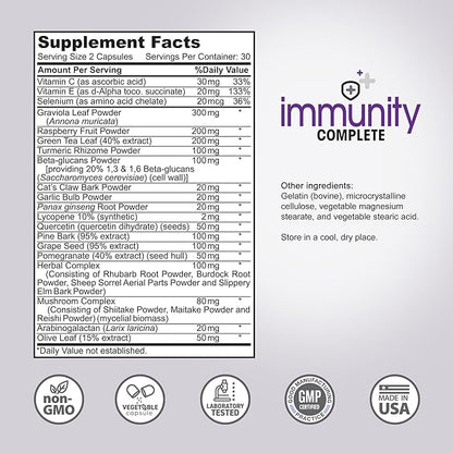 Immunity Complete - 20-in-1 Immune System 60ct