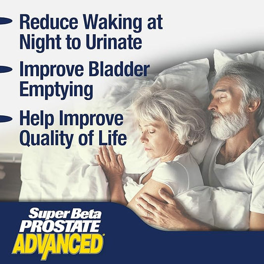 Advanced Prostate Supplement for Men – Reduce Bathroom Trips, Promote Sleep, Support Urinary Health & Bladder Emptying. Beta Sitosterol not Saw Palmetto. (60 Caplets, 1-Bottle)