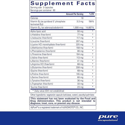 Pure Encapsulations Amino-NR 180 Capsules