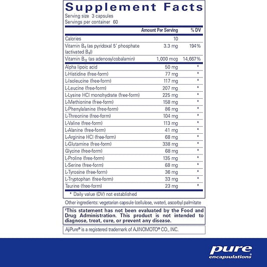 Pure Encapsulations Amino-NR 180 Capsules
