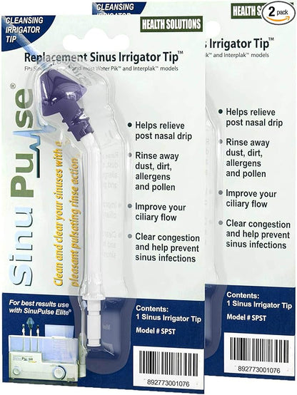 Sinupulse Elite Replacement Sinus Irrigator Tip (2 Pack)