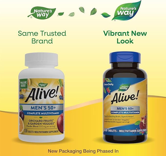 Nature’s Way Alive! Men’s 50+ Complete 130 Tablets