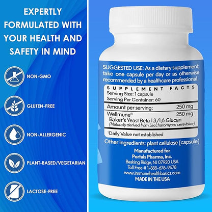 Ultra Strength Immunity 60 Capsules, 250 mg